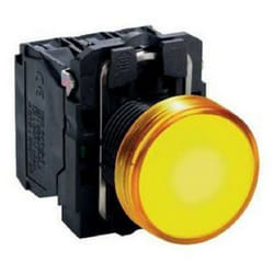 Schneider Electric - Telemecanique XB5AVB5 - Harmony voyant rond Ø22 - IP66 - led intégrée - 24V