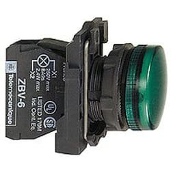 Schneider Electric XB5AVM3 allarme con indicatore di luce 230-240 V Verde