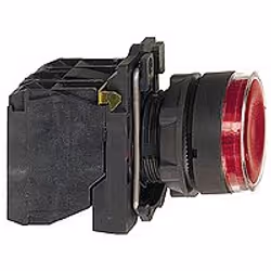Schneider Electric XB5, Rosso, 220-240 V, 50 - 60 Hz, 10 A, 30 mm, 57 mm