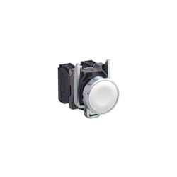 Schneider Electric - Pulsante Completo filoghiera bianco Ø22 ad impulso 1 no senza marcatura, bianco - schneider XB4BA11