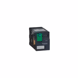 Harmony Relay RXG - relè elettromeccanico in miniatura - pin piatti tipo Faston - collegabile - vista meccanica - con pulsant ...