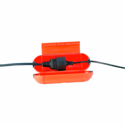 Guscio di protezione spina; Per qualsiasi tipo di collegamento tra spine; Colore rosso; In plastica. Guscio di protezione sp ...