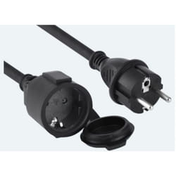 Prolunga 10mt schuko h07rnf nera 01660 - Electraline