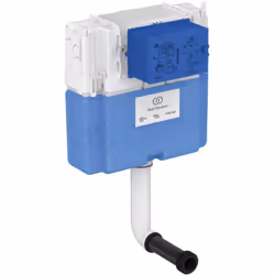 Cassetta WC ad incasso 80 M senza telaio, per vasi WC a terra installazione nella muratura azionamento dalla parte anteriore  ...