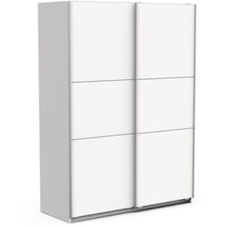 Armadio ante scorrevoli 'ghost' bianco 148x59x203 cm