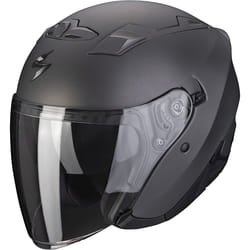 Scorpion EXO-230 Solid Casco Jet, nero-grigio, dimensione XS 54 55 per uomo