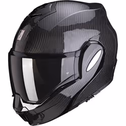 Scorpion Exo-Tech Evo Solid Casco in carbonio, nero, dimensione XS 54 55 per uomo