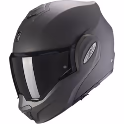 Scorpion Exo-Tech Evo Solid Casco, nero-grigio, dimensione S per uomo