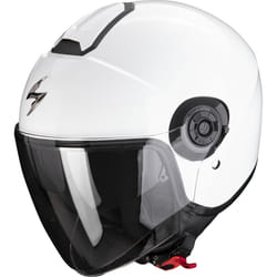 Scorpion Exo-City II Solid Casco Jet, bianco, dimensione S per uomo