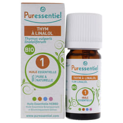 Puressentiel Timo A Linalolo Olio Essenziale Bio per Benessere Respiratorio 5ml