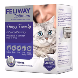 Feliway Optimum Diffusore + Rricarica per Gatti Da 48ml