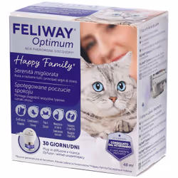 Feliway Optimum Diffusore + Rricarica per Gatti Da 48ml