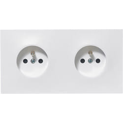 Legrand - neptune Doppia presa 2 poli + terminale automatico precablato terra