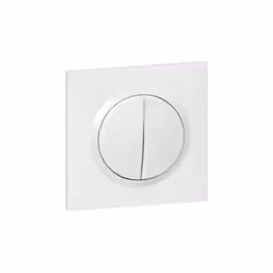 Legrand Dooxie 600731 Trasformatore per 5 funzioni push-to-turn e dooxie one pushbutton, fornito con piastra quadrata bianca ...
