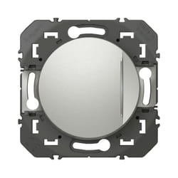 Deviatore luminoso Legrand Dooxie, alluminio Legrand