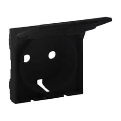 Legrand 864521 Placca copripresa e copri interruttori Nero