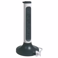 Legrand 049410, 2 m, Interno, 2P+E, IP20, Grigio, Bianco, 4 presa(e) AC
