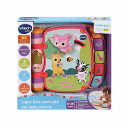 VTech Baby SUPER LIVRE ENCHANTÉ DES LOULOUS (ROSE) - Vista aggiuntiva 5