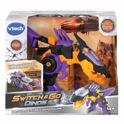 VTech Switch & Go Dino's Brutor Super Spinosaure (Voiture De Course) - Vista aggiuntiva 4