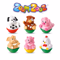 VTech ZoomiZooz Coffret 6 Animaux Ferme, 1 anno/i, Multicolore