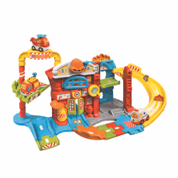 VTech Tut Tut Bolides Maxi coffret au fue les pompiers, 1 anno/i, Sonoro, Funzione vocale, Batterie richieste, Mini Stilo AAA ...