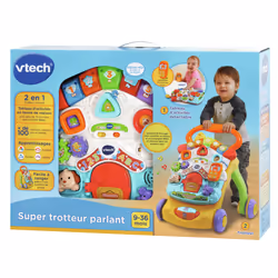 VTech Super Trotteur Parlant 2 En 1 Orange - Vista aggiuntiva 8