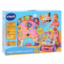 VTech Super Trotteur Parlant 2 En 1 Rose - Vista aggiuntiva 6