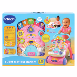 VTech Super Trotteur Parlant 2 En 1 Rose - Vista aggiuntiva 7