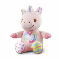 VTech Baby Maé, ma licorne à câliner, 0 anno/i, Batterie richieste, Mini Stilo AAA, Multicolore