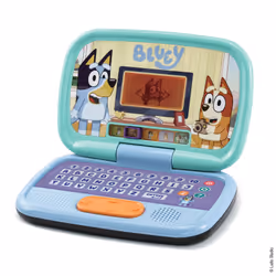 VTech Jouets Electroniques Educatifs BLUEY - MON ORDI INTERACTIF, 3 anno/i, Batterie richieste, Stilo AA, Plastica, Blu