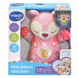 VTech Baby MON OURSON LUMI DODO ROSE luce da notte per bambino Rosa - Vista aggiuntiva 6