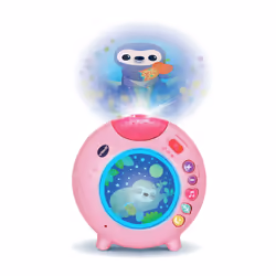 VTech Baby LUMI VEILLEUSE NUIT ENCHANTEE ROSE, Batteria