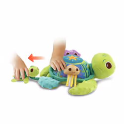 VTech Play Green JUJU, MAMAN TORTUE ÉVEIL DES SENS (BOUTEILLES PLASTIQUES RECYCLÉES)