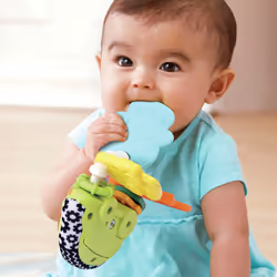 VTech Play Green MON HOCHET SENSORIEL CLES MAGIQUES (PLASTIQUE A BASE DE PLANTES)