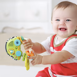 VTech Play Green MON HOCHET SENSORIEL CLES MAGIQUES (PLASTIQUE A BASE DE PLANTES)
