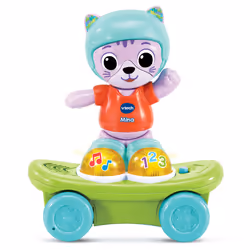 VTech Baby MINA, MON CHAT ROULI'GOLO, 1 anno/i, Batterie richieste, Mini Stilo AAA, Plastica, Multicolore