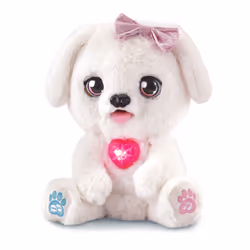 VTech KIDIFRIENDS KISSKISS, MON TOUTOU BISOUS, 3 anno/i, Bambino/Bambina, 290 mm, 820 g, Bianco