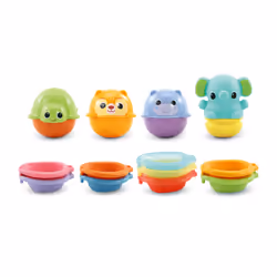 VTech Baby COFFRET DE BAIN EMPILO RIGOLO, 1 anno/i, Plastica, Multicolore