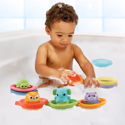 VTech Baby COFFRET DE BAIN EMPILO RIGOLO Multicolore