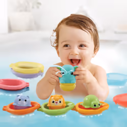 VTech Baby COFFRET DE BAIN EMPILO RIGOLO Multicolore - Vista aggiuntiva 4
