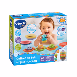 VTech Baby COFFRET DE BAIN EMPILO RIGOLO Multicolore - Vista aggiuntiva 5