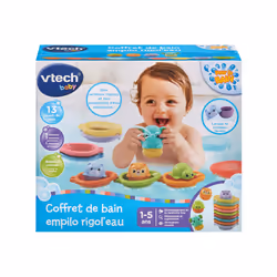 VTech Baby COFFRET DE BAIN EMPILO RIGOLO Multicolore - Vista aggiuntiva 6