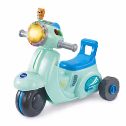 VTech Baby PORTEUR SCOOTER INTERACTIF, 1 anno/i, Batterie richieste, Stilo AA, Plastica, Multicolore