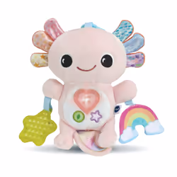 VTech Baby ELIOTT, BEBE AXOLOTL MUSICAL, 0,25 anno/i, Sonoro, Batterie richieste, Mini Stilo AAA, Tessuto, Multicolore
