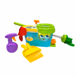 VTech 1, 2, 3, imite moi P'TIT CHARIOT DE MÉNAGE MAGI'CLEAN, 3 anno/i, Batterie richieste, Stilo AA, Plastica, Multicolore