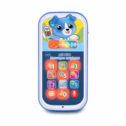 VTech Baby ALLO BEBE MESSAGES MAGIQUES, 0,75 anno/i, Batterie richieste, Mini Stilo AAA, Plastica, Blu