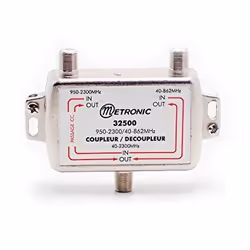 Metronic 432500, Splitter per cavo, Cromo, 1 pz, 140 mm, 30 mm, 120 mm