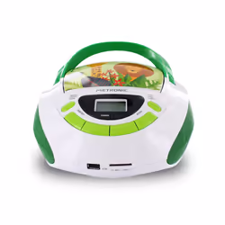 Metronic 477144 lettore CD Lettore CD portatile Verde, Bianco - Vista aggiuntiva 2