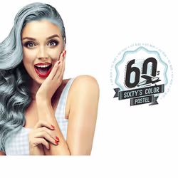 SIXTY’S Color hair color #icy blue
