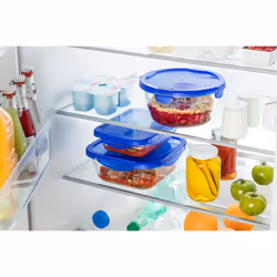 Pyrex Cook & Go - Recipiente Cuadrado con Tapa 100% hermética, para Contener Alimentos, Apto para Horno y microondas, 21 x 21 cm, Capacidad DE 1,7 l - Vista aggiuntiva 6
